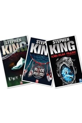 Kemik Torbası - Rüya Avcısı - Kabuslar Pazarı, Stephen King 3 Kitap setsk004dd