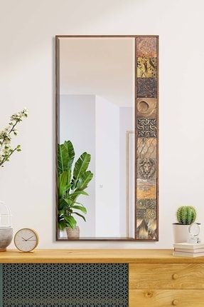 Helen 50x102 Cm Dekoratif Boy Aynası Antre Duvar Salon Mutfak Banyo Lyon Ayna HN2-LY