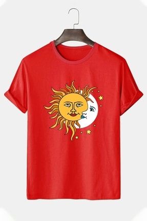 Evren Temalı Tasarım Tshirt TSH-güneş-ay