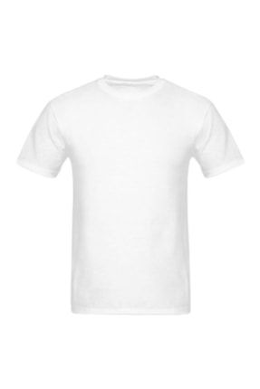 Erkek Kisa Kol Düz Beyaz T Shirt 1920ut1822