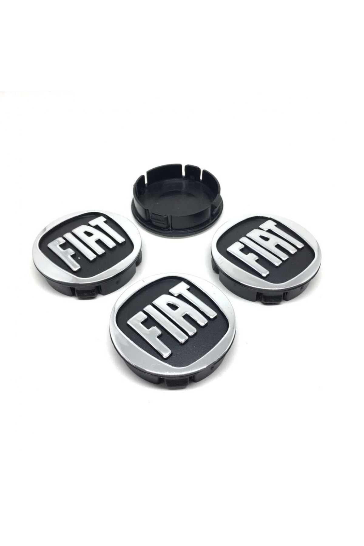 OEM Fiat Kabartma Geçme Jant Göbeği 4 Lü 60mm-55mm