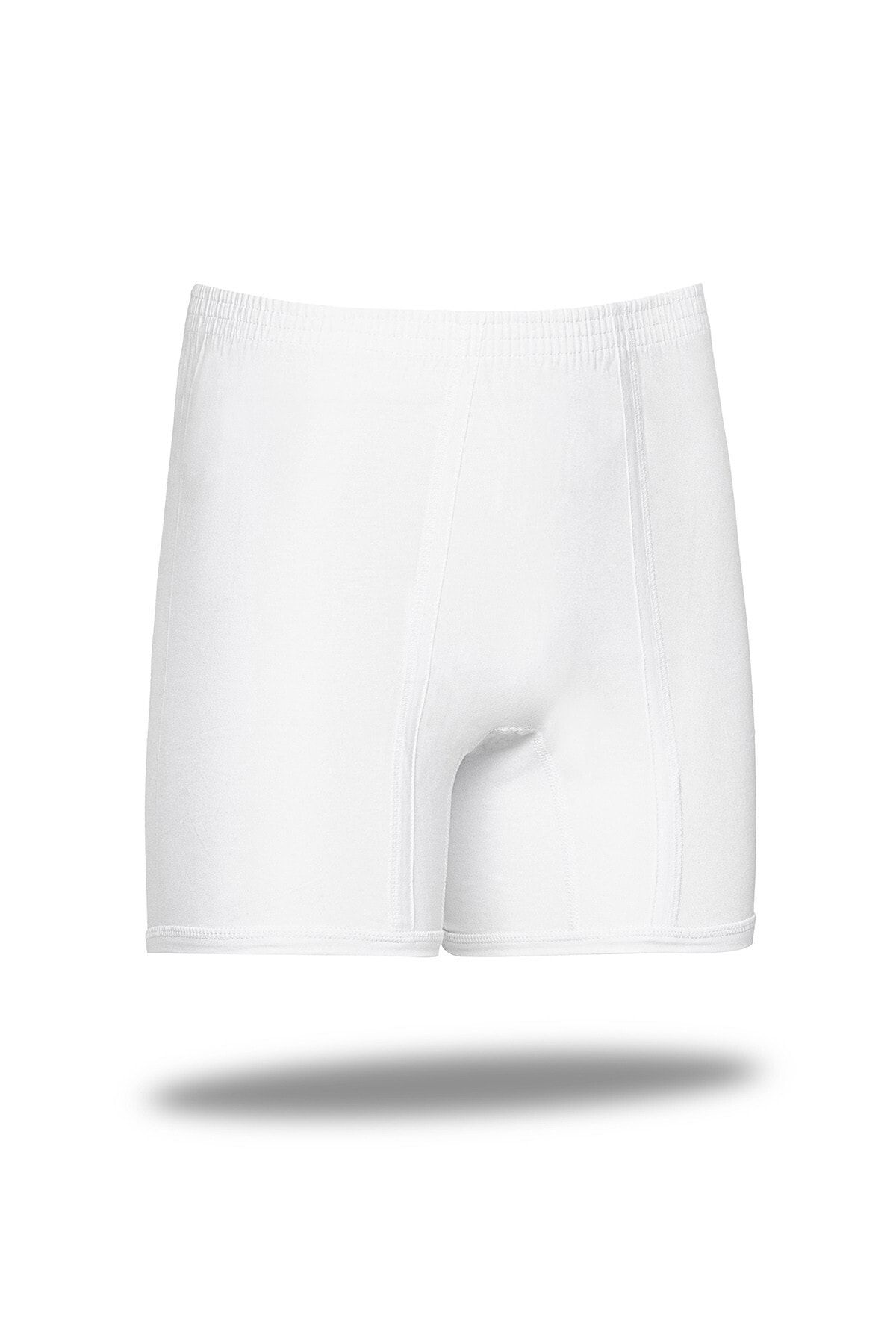 Anıt 10 Pieces, Short Women's Cotton Boxers 92% Cotton, 8% Elastane White -  Trendyol