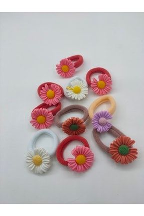 Çiçek Desenli Mini Havlu Lastik Tokalar TYC00478742078