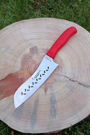 Red Gold Mutfak Bıçak Seti Et Ekmek Sebze Meyve Santoku Kanallı Şef Bıçağı BRS391