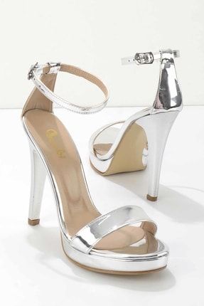 Lame Ayna Kadın Klasik Topuklu Ayakkabı K01527900339