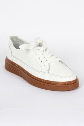 Z352022 Kadın Beyaz-taba Sneaker Ayakkabı 22YSTP000016