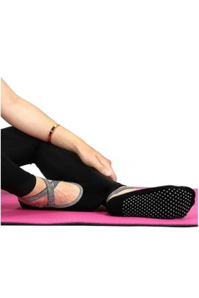 Siyah Pilates Yoga Bale Ve Dans Çorabı İG41
