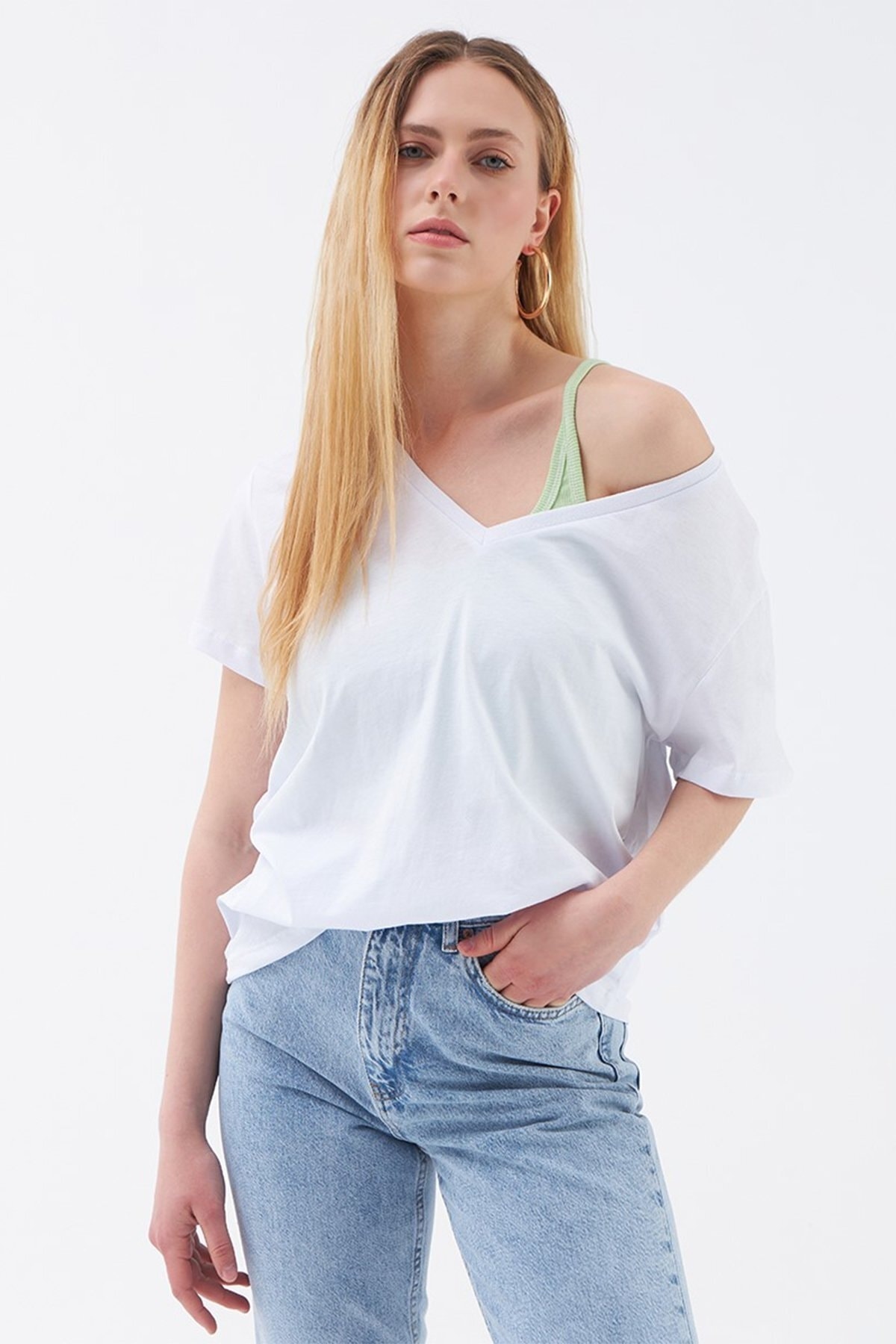 LF 2028873 OFF WHITE W T-Shirt