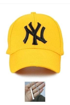 Ny New York Nakışlı Şapka Cap Ve Kolye TYC00478967217