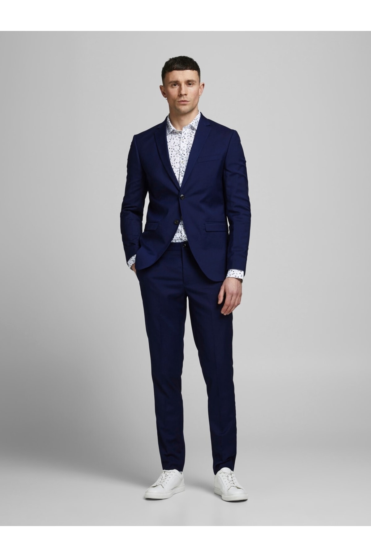کت و شلوار مردانه راسته فاق نرمال آستین استاندارد | جک اند جونز Jack & Jones 12181339 - تصویر 6