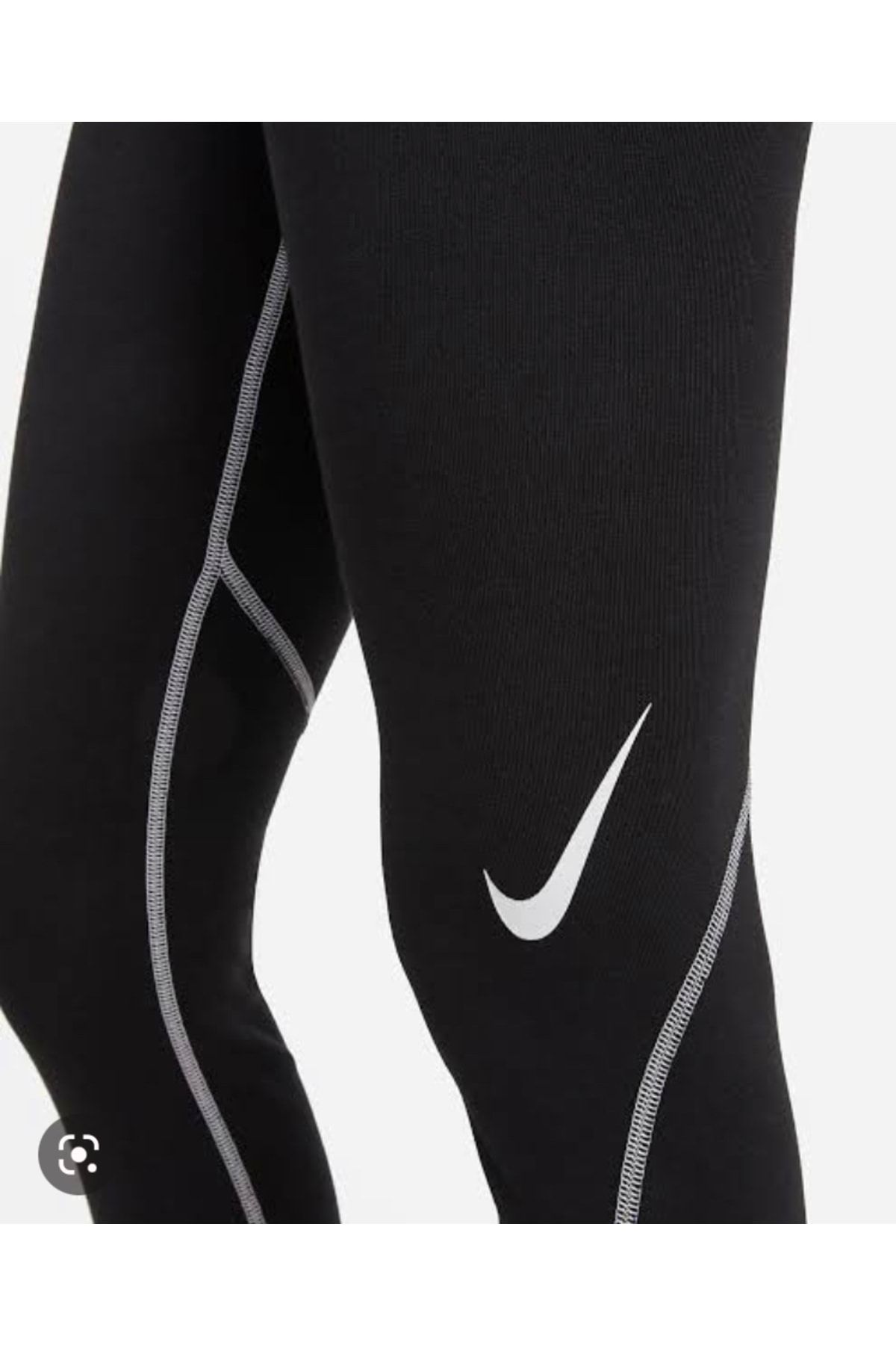 Buy Nike Women's Skinny Fit Polyester Tights (DD0344-010_Black_2X_Black,  White_2XL) at