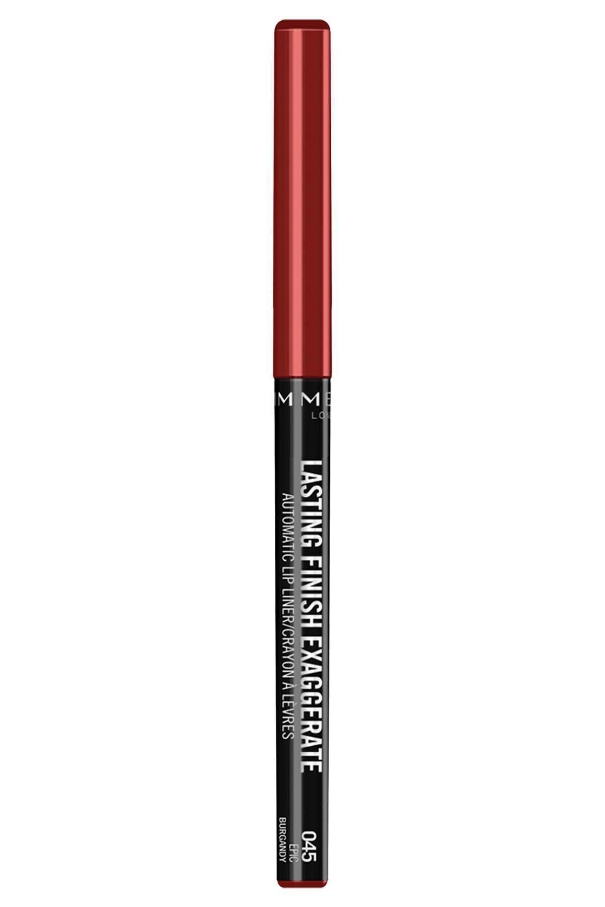 مداد لب - خط لب خودکار با پایان ماندگار Epicburgund Rimmel London