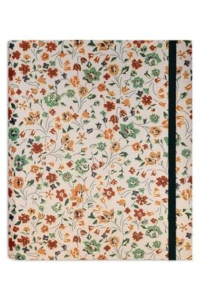Victoria's Journals 16,5x22,5 Cm Gizli Spiralli Noktalı Defter Tarihsiz Not Defteri - Mini Florals 1709-vj