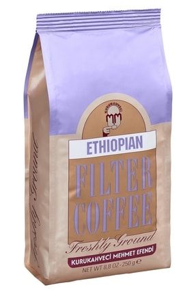 Ethiopian Filtre Kahve Öğütülmüş 250 Gr Etiyopya Filtre Kahve 250g