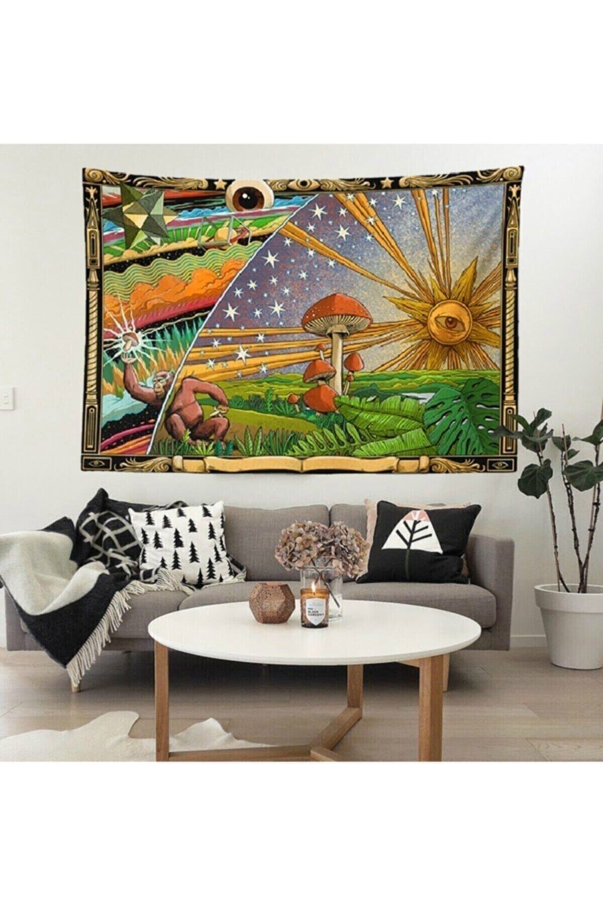 HOPE DİZAYN Güneş Psychedelic Mantar Duvar Örtüsü Duvar Halısı Tapestry HOPE DİZAYN Güneş Psychedelic Mantar Duvar Örtüsü Duvar Halısı Tapestry