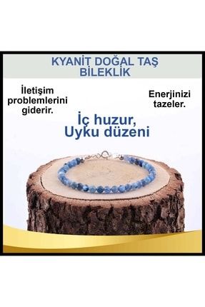 Sertifikalı Kyanit Doğal Taş Bileklik 3 Mm - B809 ODTÖ4K622
