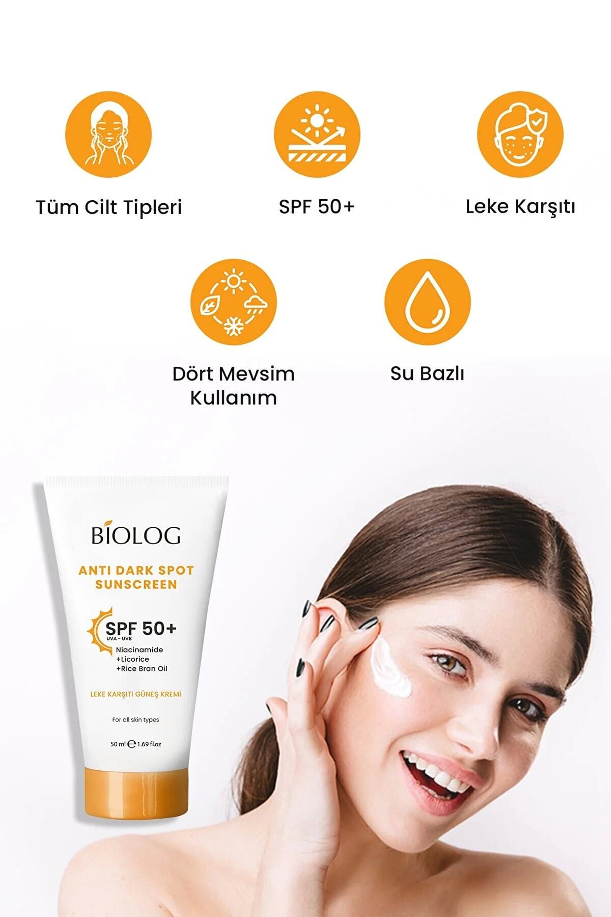 Leke Karşıtı Güneş Koruyucu Krem Seti Spf 50+ (2 X 50ml) — 6896 — تصویر 3 از 6