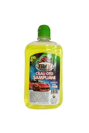 Oto Şampuanı Elmalı Araba Cilalı Süper Kalite Etkili Temizlik 500 Ml MTTRAX0093