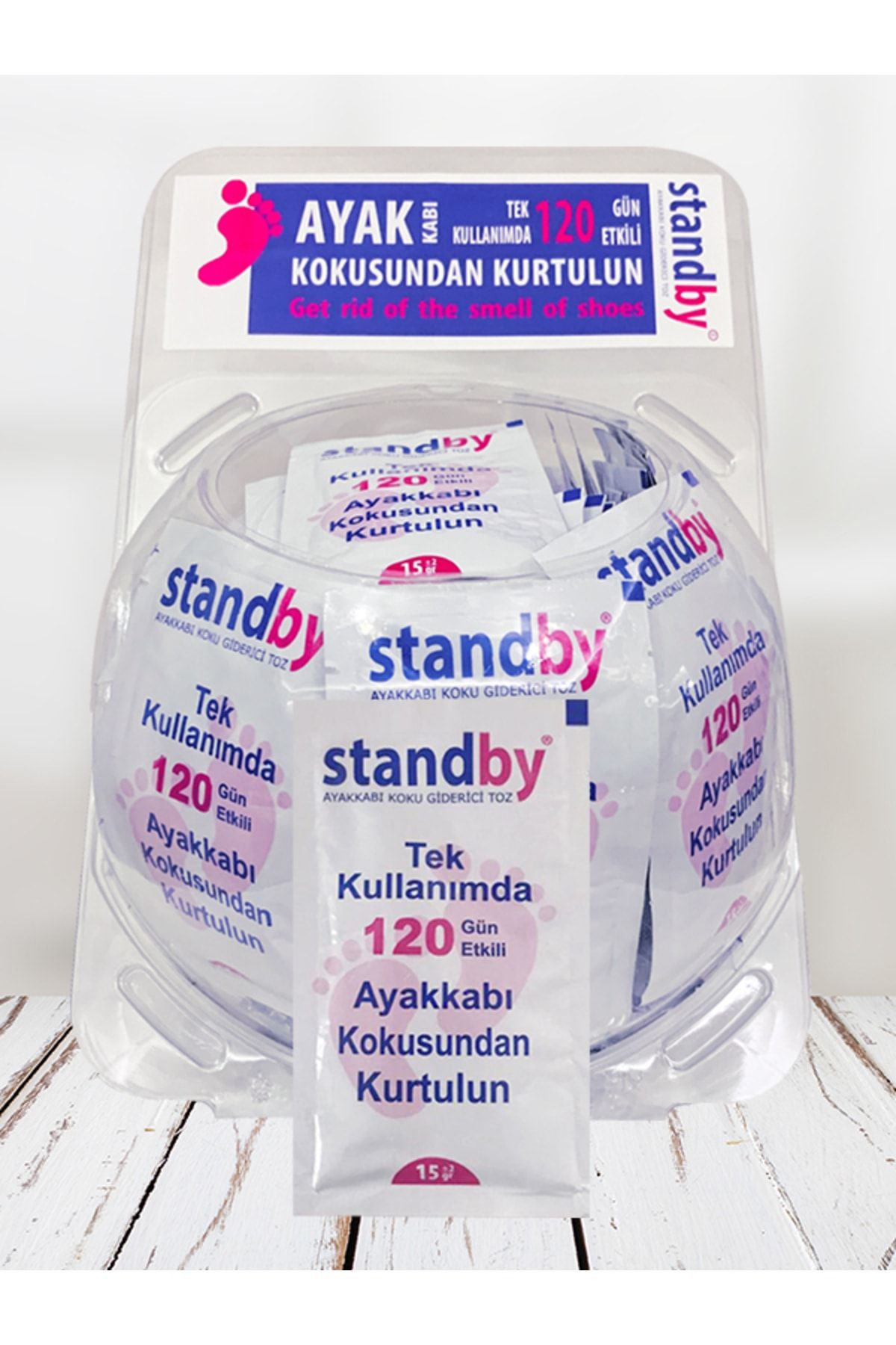 3 رفع کننده بوی بد پا به مدت 120 روز Standby