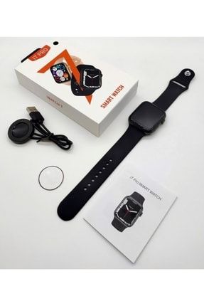 I7 Pro Plus Smart Watch Akıllı Saat Siri Destekli Siyah -70668073-c82d5