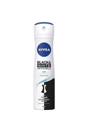 Deodorant Kadın Invisible Black White Pure 150ml x 6 Adet P8719S2341