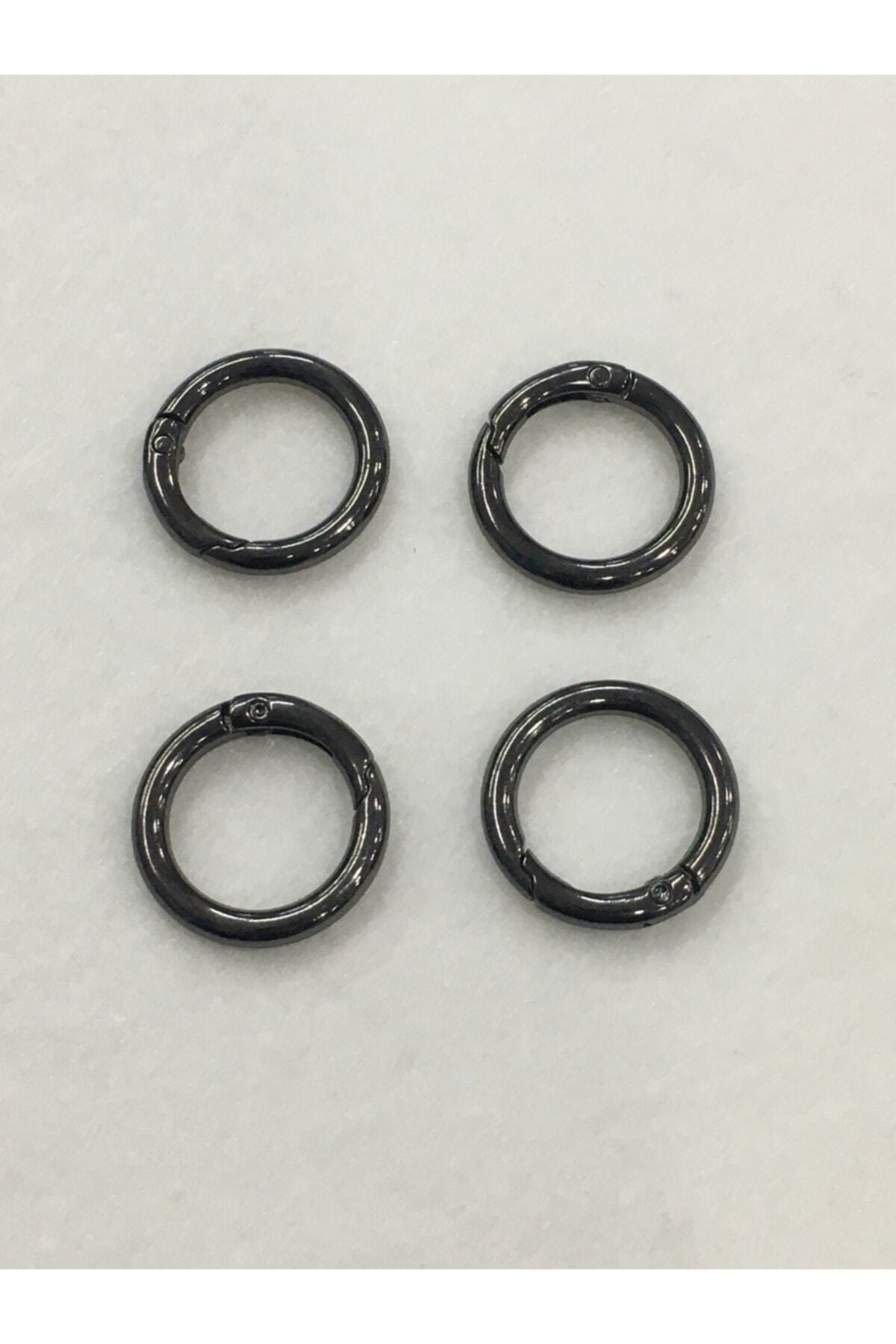Bag Ring Round Spring Clip 2 Cm Set of 4