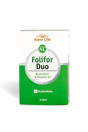 Folifor Duo Vitamin D3 & Quatrefolic - 30 Tablet farmavantaj1167