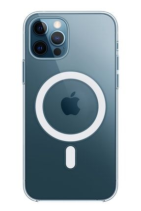 Iphone 12 Pro Uyumlu Magsafe Kılıf 6.1 Inç Şeffaf Magsafe Full Kamera Korumalı Kapak CT-KLF-1468