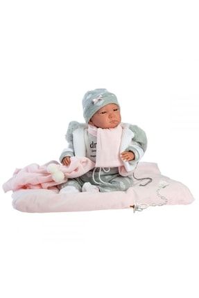 , Gri Pijamalı Yeni Doğan Bebek TB-58828