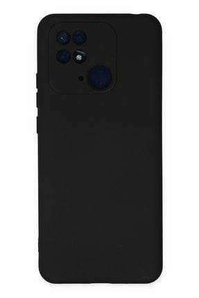 Xiaomi Redmi 10c Uyumlu Kılıf Nano İçi Kadife Silikon Siyah Nano-10-C-redmi