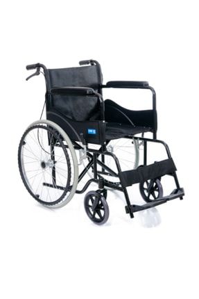 Siyah Kumaş Standart Tekerlekli Sandalye DM809E SİYAH