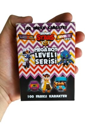 Brawl Stars Level 1 Mega Seri Büyük Boy Oyun Kartı 100 Adet Kart SNCPLVLMEGA1