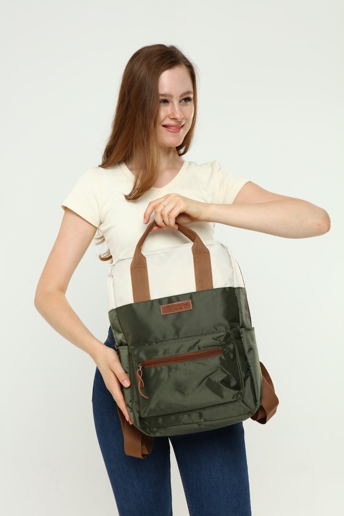 کوله پشتی زنانه سفید Ramsburry | pr2 اورجینال - تصویر 6