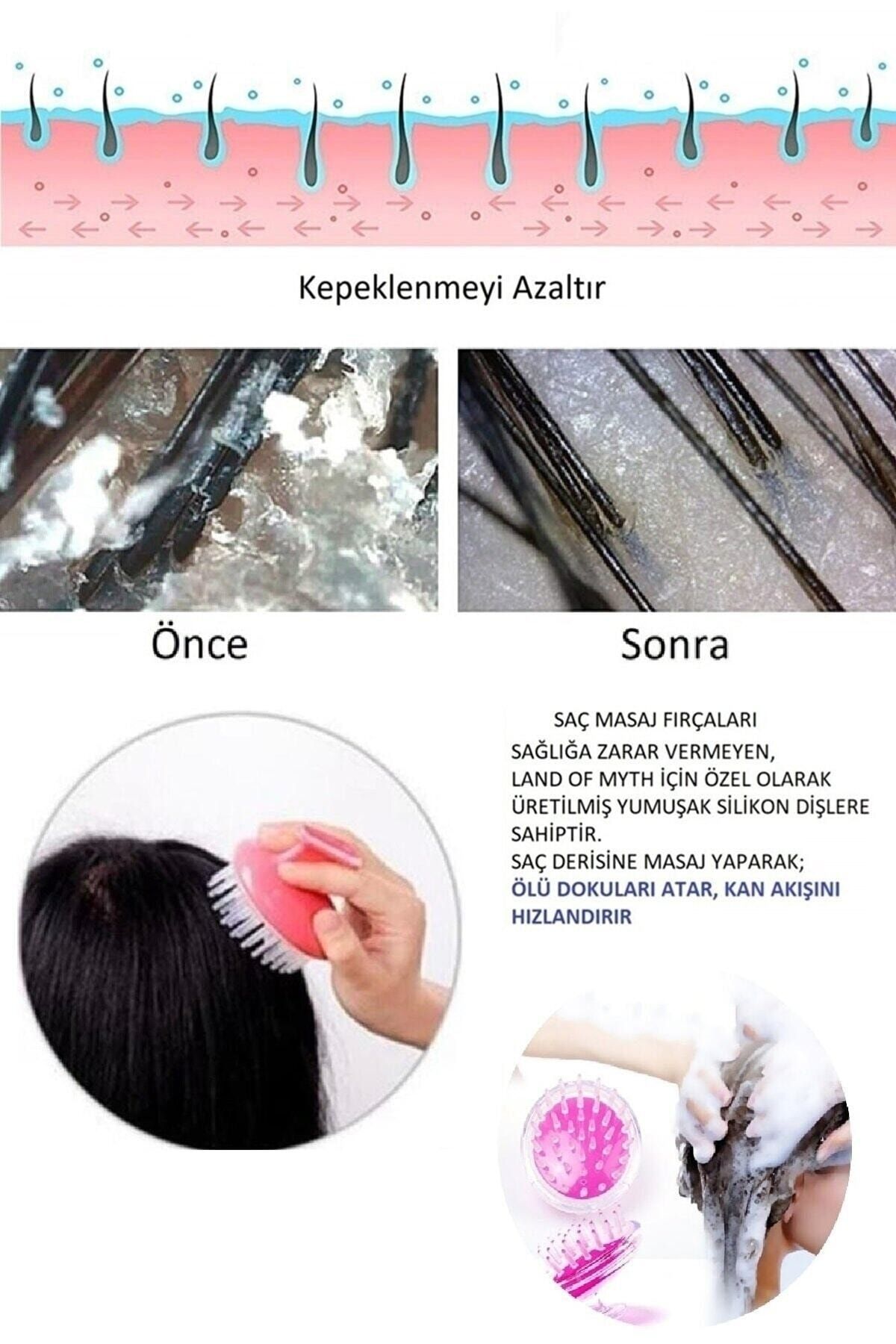 SAVORYHOME-Silicone Head Massage Hair Washing Brush Brush| Hair Scalp Massage Shampoo Comb 2