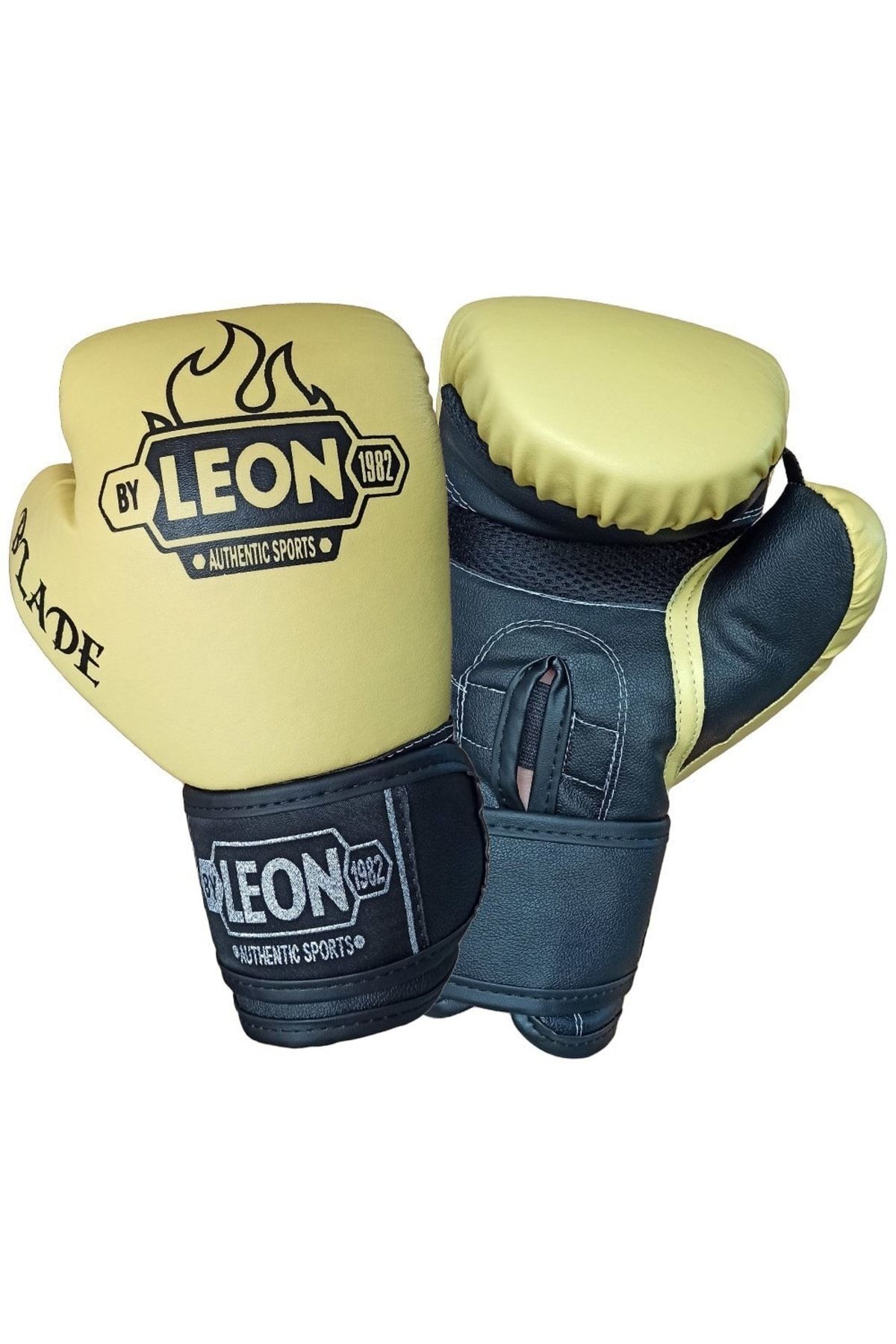 دستکش بوکس زرد مردانه و زنانه Boxing Leon Blade Training ، Kick Muay Thai Eldiveni Yellow By Leon 1982