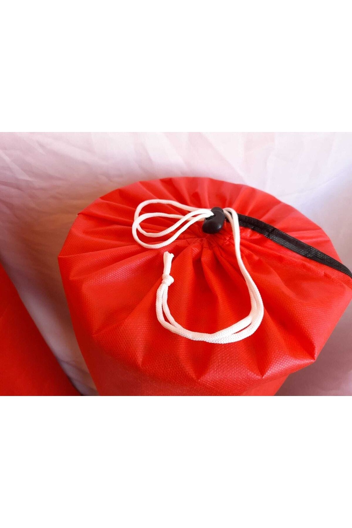 Halı Kılıfı - Hurç -- 3'lü Takım 6m²-4m²-YOLLUK, Taşıma ve Koruma Torbası, Kırmızı