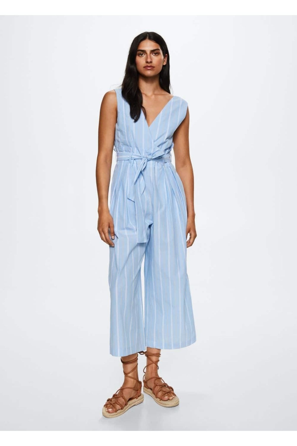 Mango blue cheap jumpsuit