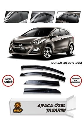 Hyundai I30 Uyumlu Cam Rüzgarlığı 4lü 2010-2012 Arası PRA-4148564-5242