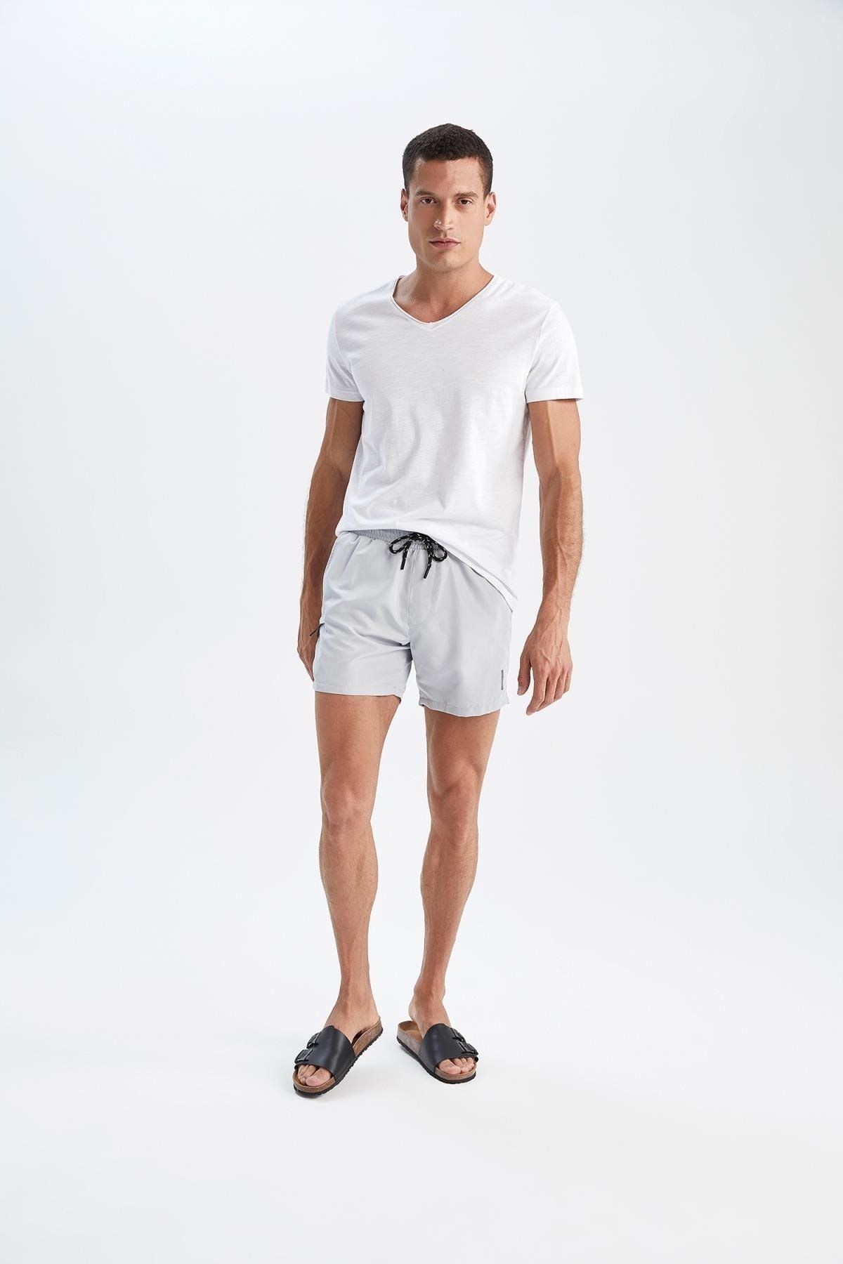 Swim shorts zipper pockets best sale