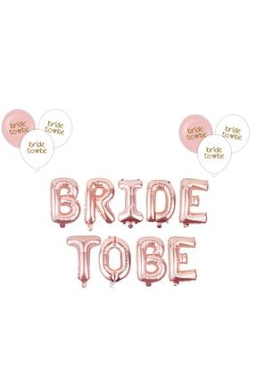 Rose Gold Bride To Be Folyo Balon Seti PS7526