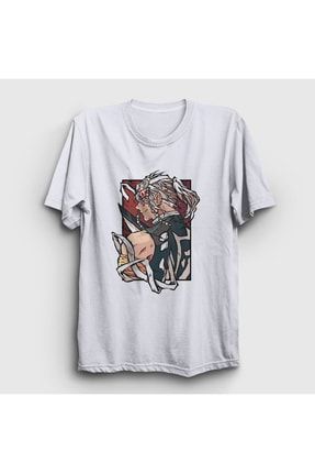 Unisex Beyaz Tengen Uzui Anime Demon Slayer Kimetsu No Yaiba T-shirt 309383tt