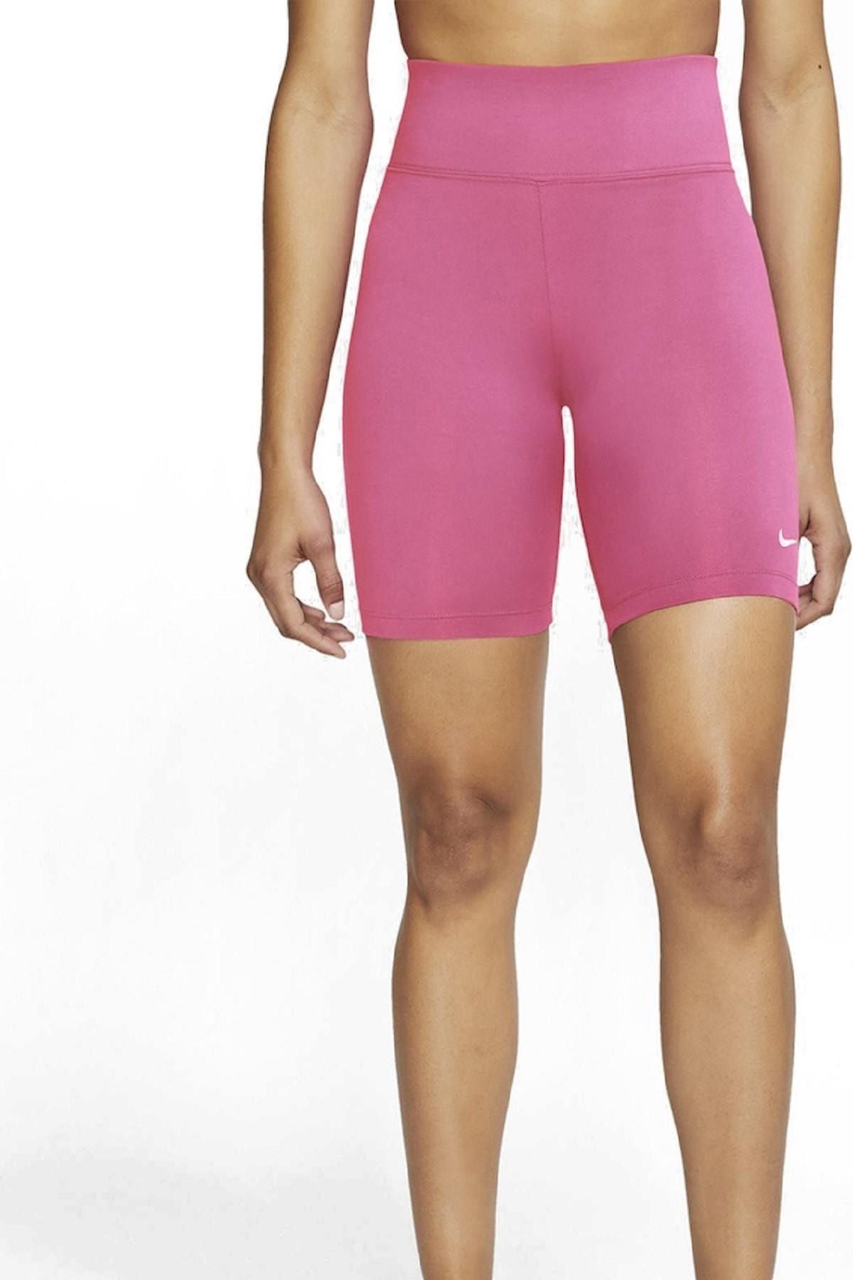 Pink nike hot sale cycling shorts