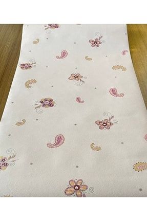 Pembe Çiçek Desenli Ithal Duvar Kağıdı (5m²) 140118
