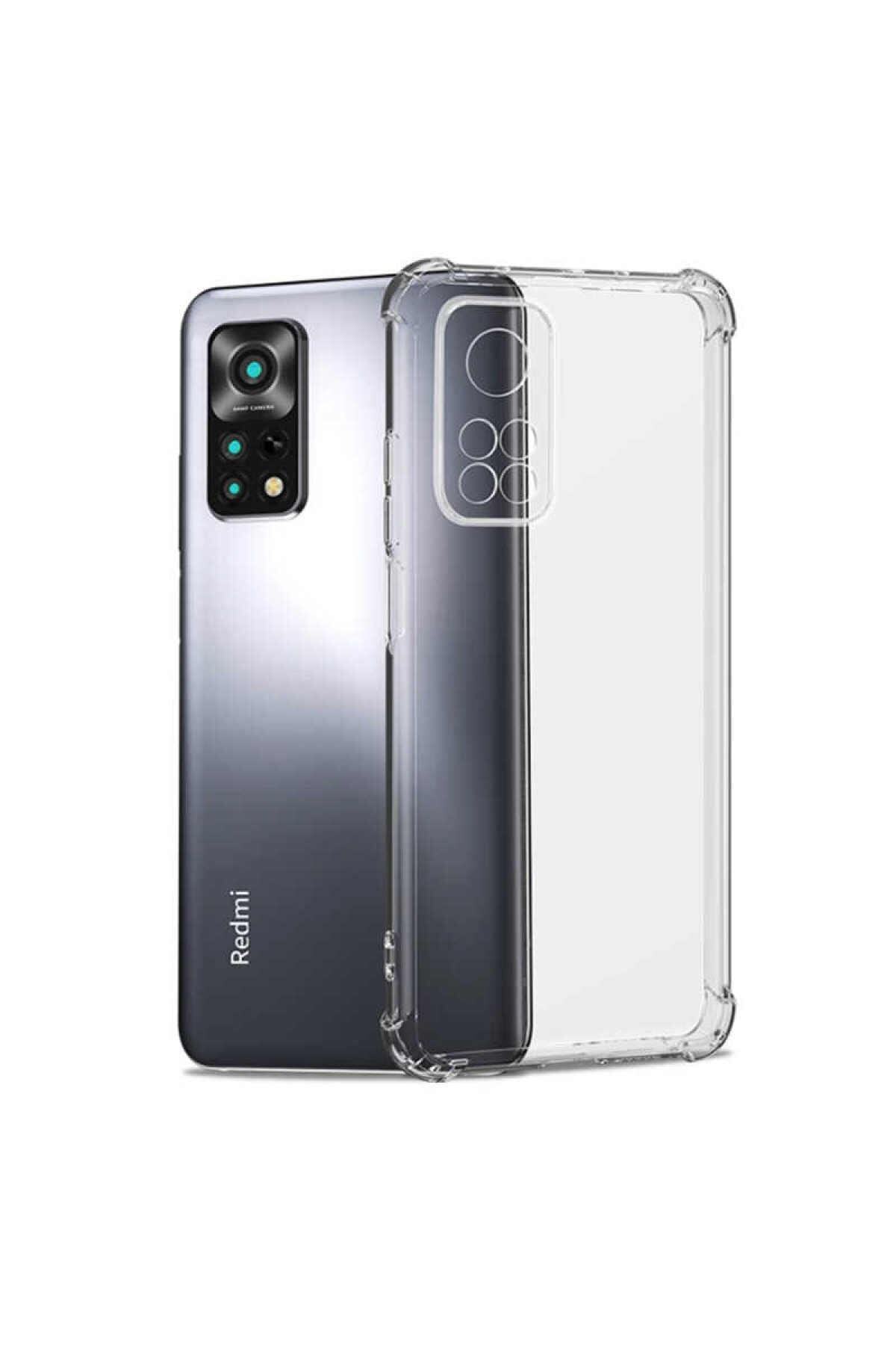 Xiaomi Redmi Note 11 Pro 5G Kapak Kamera Korumalı Şeffaf Antishock Köşe Korumalı Silikon Kılıf