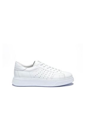 Beyaz - Sneaker Deri Ayakkabı 2Y0990-7445