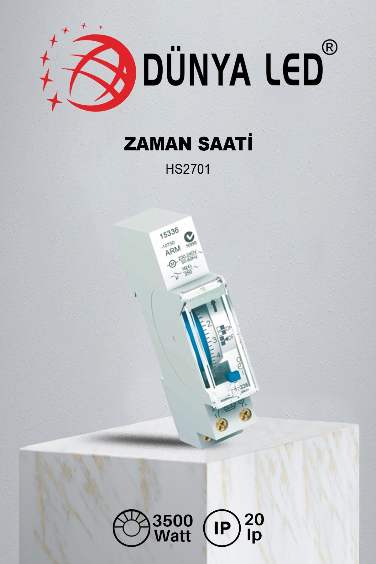 DÜNYA LED-Hs.2701 Vending Machine Type Time Clock Easy Assembly and Use 1