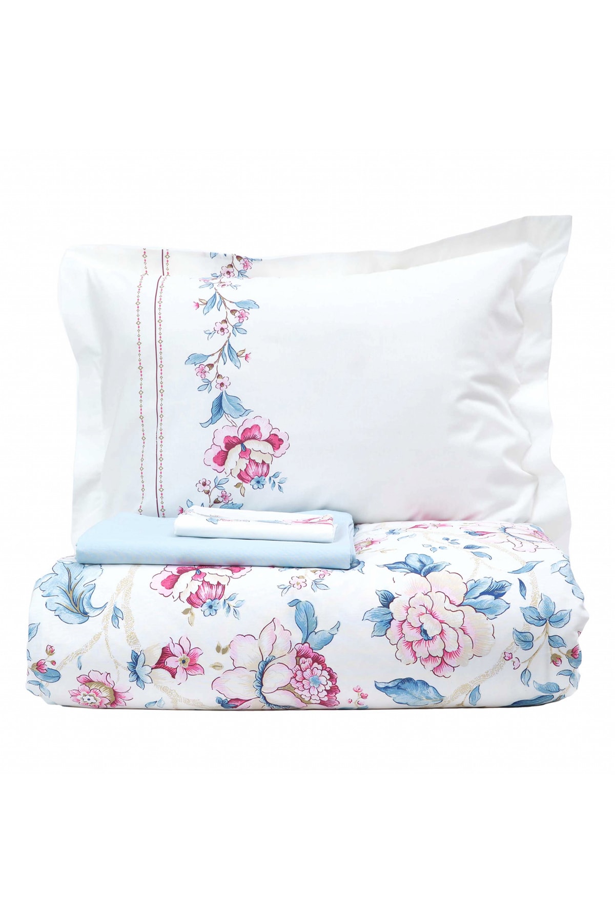 Karaca Home Ilena Fuşya %100 Pamuk Çift Kişilik Nevresim Takımı fotoğrafı 5 (önizleme)