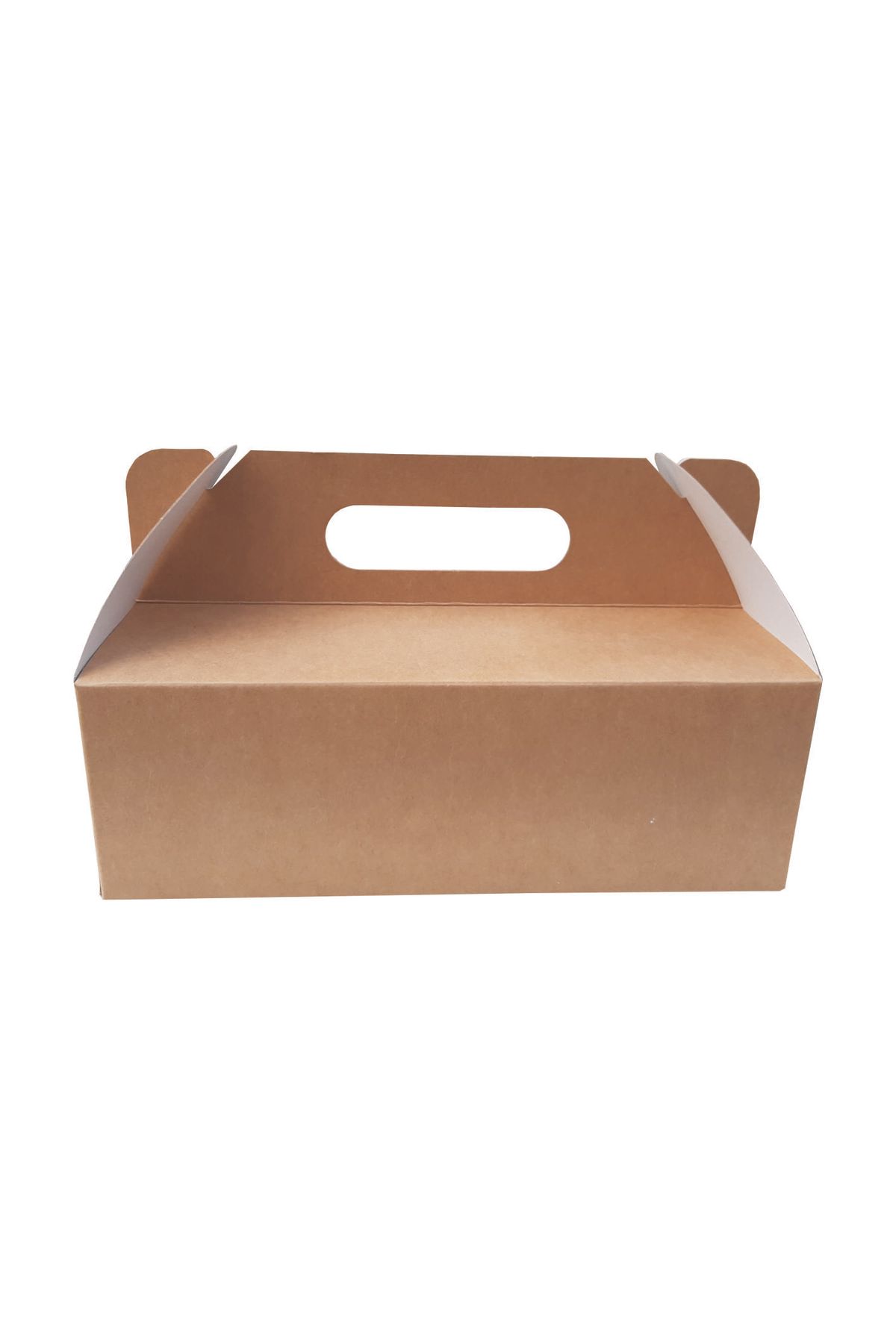 Burger Kutusu, Saplı, 24x8x14 Cm, Kağıt 400 Gr Karton, 100 Adet, Ambalaj - 2