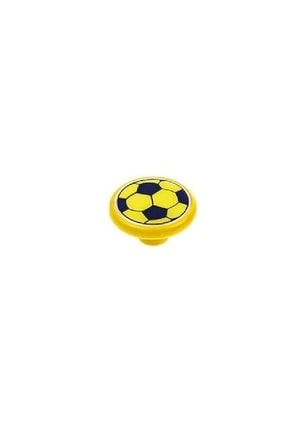 Çocuk Odası Sarı Mavi Top Dolap Mobilya Düğme 55 Mm 1 Adet (sert Plastik) TYC00485296801