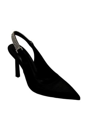 Kadın Kemer Taşlı Model Ince Topulu Ayakkabı 1.TPA.STL.0013TREND